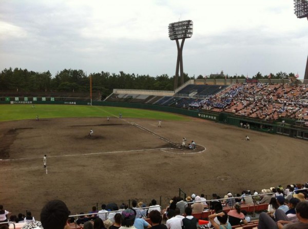 2012年7月22日石川県立野球場 金沢泉丘高校vs輪島高校